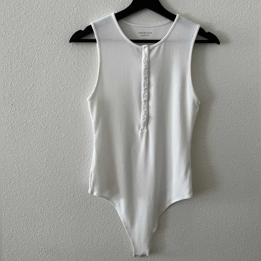 American eagle Henley tank bodysuit